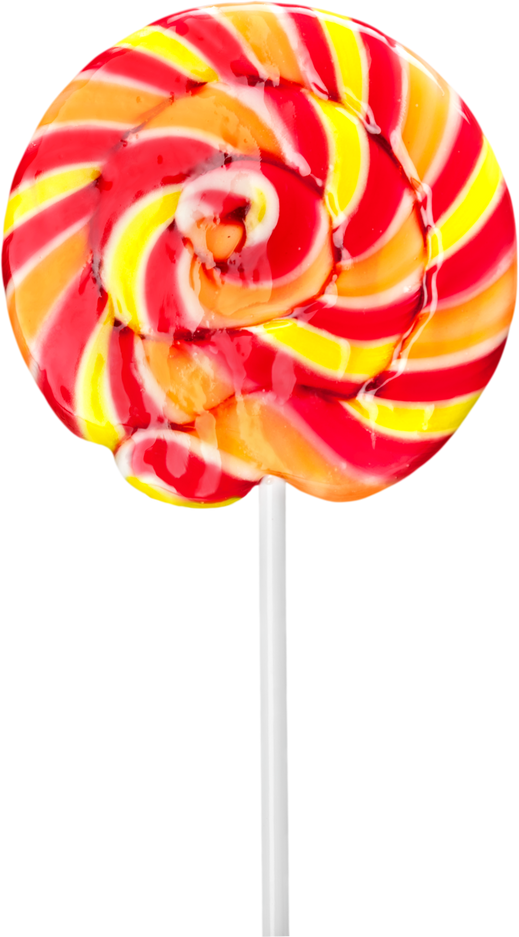 Multicolored Lollipops on Stick