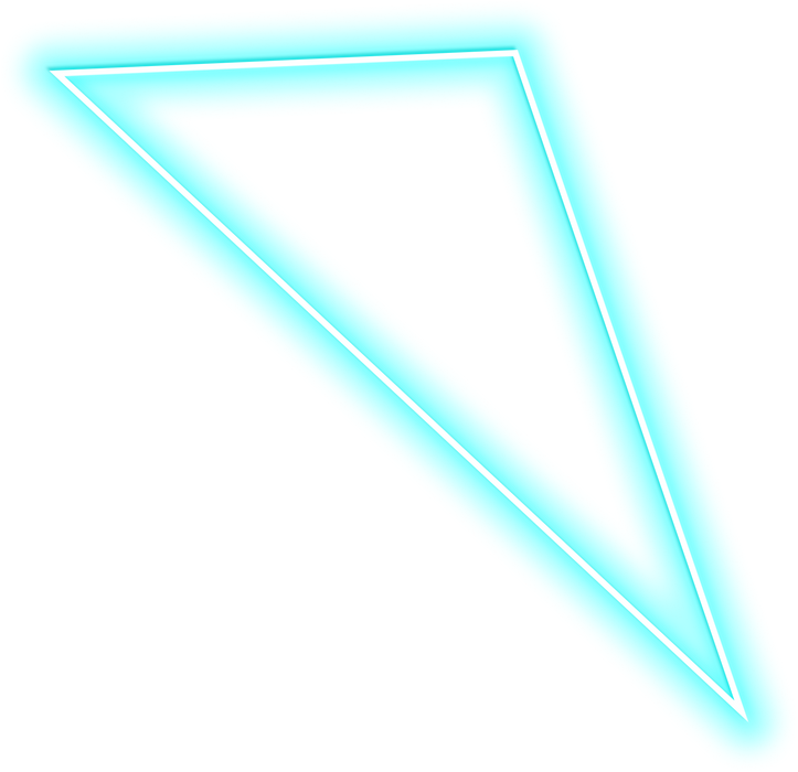 neon light triangle